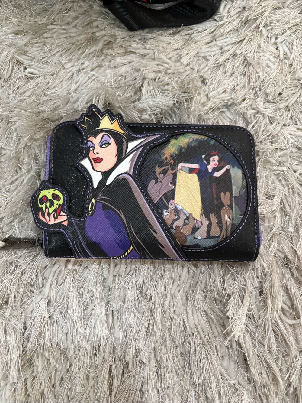 Loungefly villains Black Mini Backpack and Wallet - Picture 9 of 12
